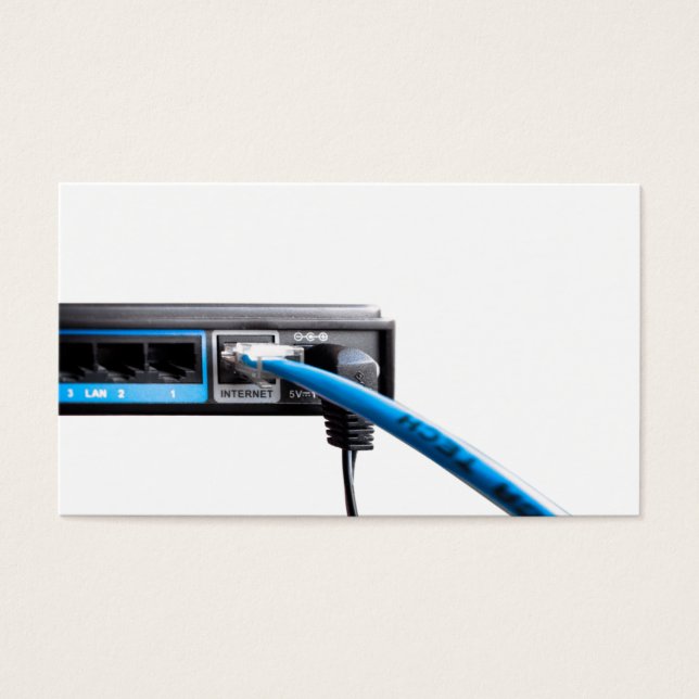 Wi-Fi-router Visitekaartje (Voorkant)