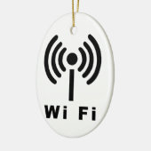 Wi-Fi-symbool Keramisch Ornament (Links)