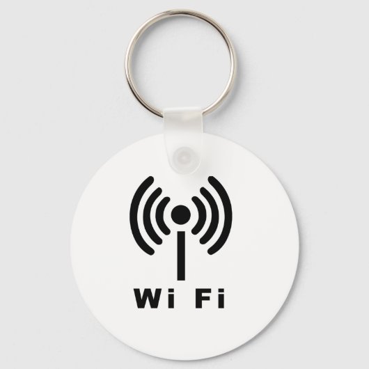 Wi Fi-symbool Sleutelhanger (Voorkant)