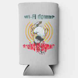 Wi-Fi uit? Hersenen of signalen? Wi-Fi uit Seltzer Blikjeskoeler