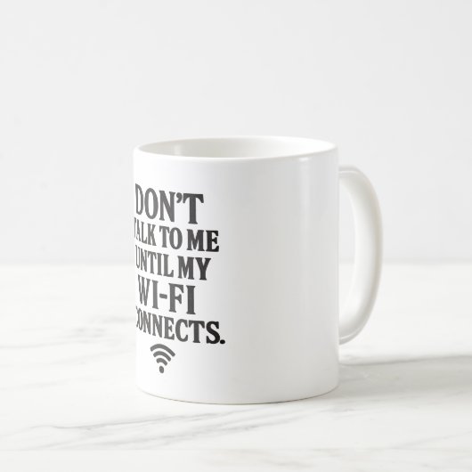 Wi-Fi-verbinding lachen Mok (Voorkant rechts)