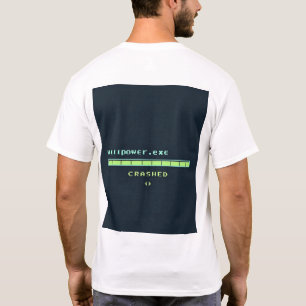 Wi-Fi versus wilskracht – Grappige tech T-shirt