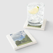 WI Katoenbossen in Summer Stone Onderzetter (Zijkant)