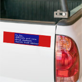 WI-leraar om lijst te doen Bumpersticker (Op Truck)