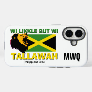 WI LIKKLE MAAR WI TALLAWAH Jamaica iPhone 16 Hoesje