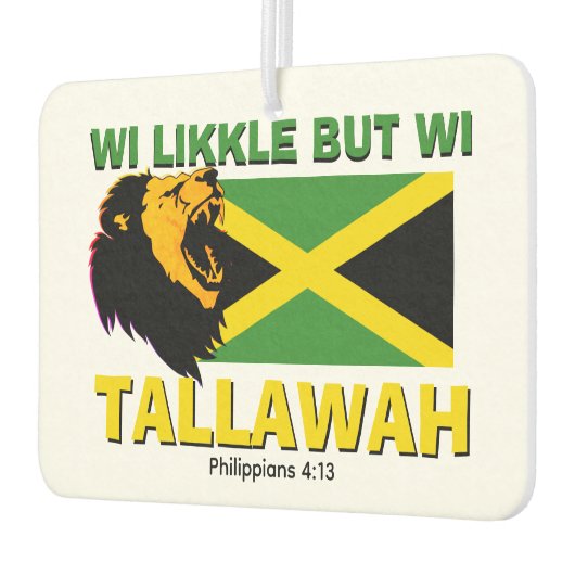 WI LIKKLE MAAR WI TALLAWAH Jamaica Luchtverfrisser (Links)