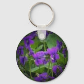 WI Sleutelhanger met houtwout Violet Spotlight (Voorkant)