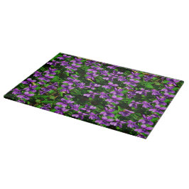 WI State Flower Wood Violet Mosaic Patroon Snijplank