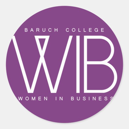 WIB-Sticker Ronde Sticker (Voorkant)