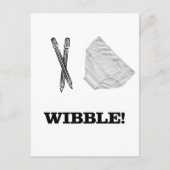 Wibble Briefkaart (Voorkant)