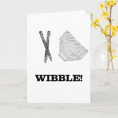 Wibble Kaart (Gele Bloem)