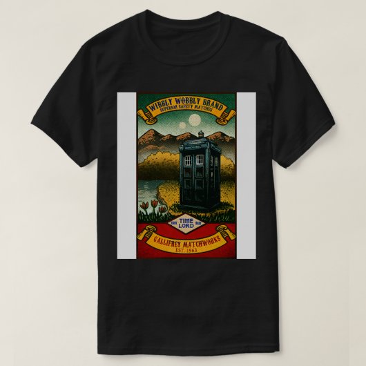 Wibbly Wobbly Brand T-shirt (Design voorkant)