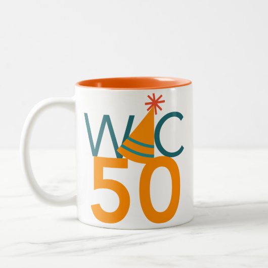 WIC50 Partij Pet Oranje Mok (Links)