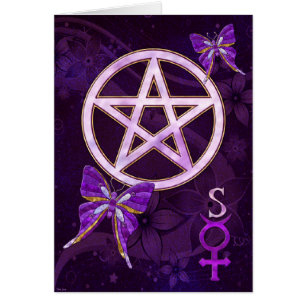 Wicca Amethist Juwelen Vlinderkunst