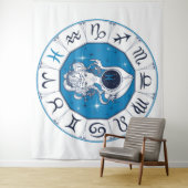 Wicca Astrology Wandkleed (In situ)