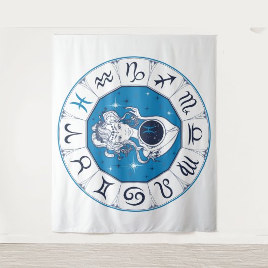 Wicca Astrology Wandkleed (Voorkant)