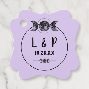 Wicca bruiloft gunst Labels Handfasten Wiccan Paga