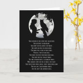 Wicca Geïnspireerde verjaardag met gedicht-meisje- Kaart (Gele Bloem)