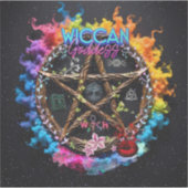 Wicca Godin Sticker (Voorkant)