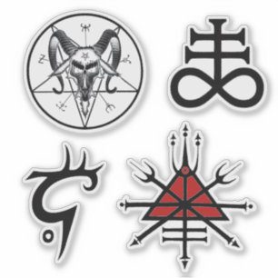 Wicca hekserij alchemie donkere krachten sticker