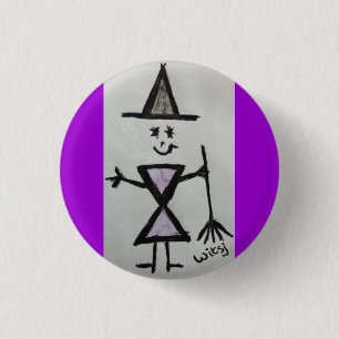 wicca kind ronde button 3,2 cm