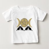 Wicca Pagan Triple Goddess Pentagram Cats (Voorkant)