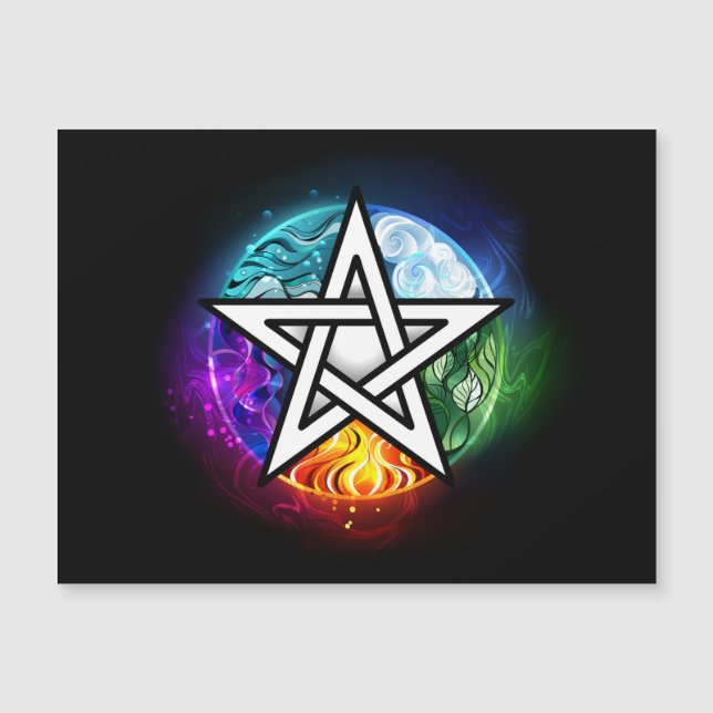 Wicca pentagram (Voorkant)
