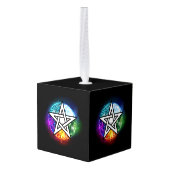 Wicca pentagram decoratie (Achter hoekig)