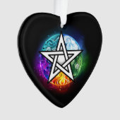 Wicca pentagram ornament (voorkant)