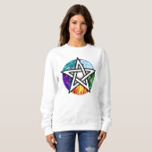 Wicca pentagram trui (Voorkant volledig)