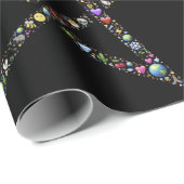 wicca pentagram verpakkingspapier cadeaupapier (Rol Hoek)