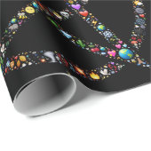 wicca pentagram verpakkingspapier cadeaupapier (Rol Hoek)