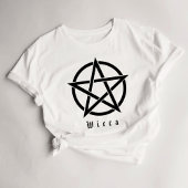 Wicca Pentagram Wiccan Text T-Shirt