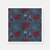 Wicca Poinsettia & Nightshade Potions Decoupage Servet (Voorkant)