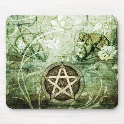 Wicca Rustica: Woodland Pentacle Muismat (Voorkant)