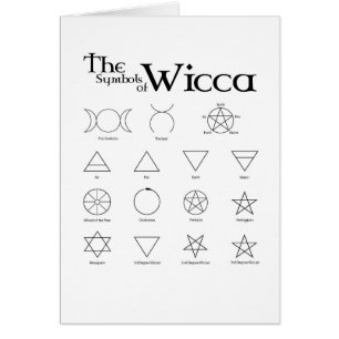 Wicca Symbolen-kaart