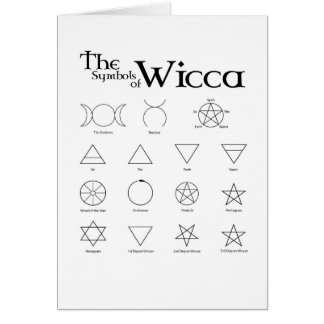 Wicca Symbolen-kaart