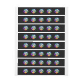 Wiccaanpentagram Adreslabel Wikkel (Vel)