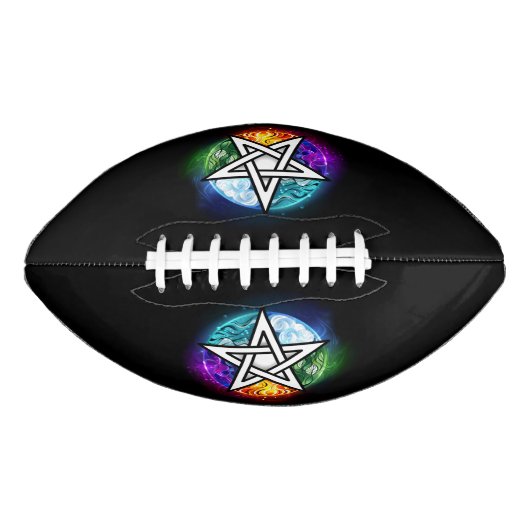 Wiccaanpentagram American Football (Voorkant)