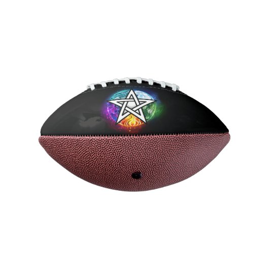 Wiccaanpentagram American Football (Gedraaid 270)