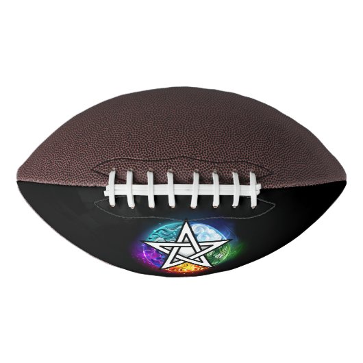 Wiccaanpentagram American Football (Voorkant)