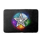 Wiccaanpentagram Badmat (Voorkant)