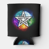 Wiccaanpentagram Blikjeskoeler (Voorkant)