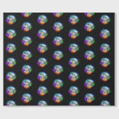 Wiccaanpentagram Cadeaupapier (Vlak)