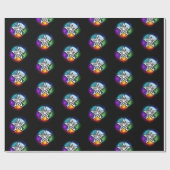 Wiccaanpentagram Cadeaupapier (Vlak)