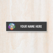 Wiccaanpentagram Deurbordje (Voorkant)