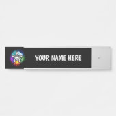 Wiccaanpentagram Deurbordje (Voorkant)