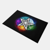 Wiccaanpentagram Deurmat (Schuin)