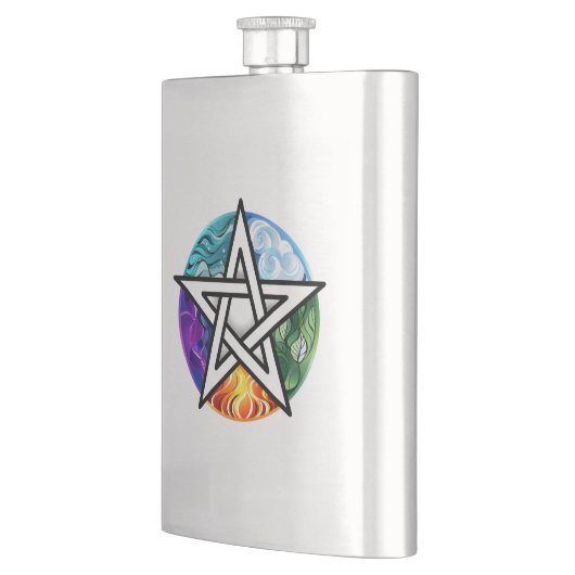 Wiccaanpentagram Flacon (Links)