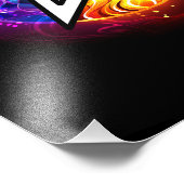 Wiccaanpentagram Foto Afdruk (Hoek)